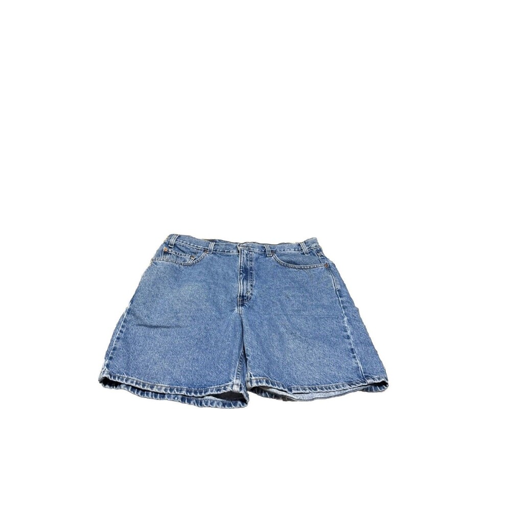Levis 550 Relaxed Fit Blue Denim Jean Shorts - Men Size 36